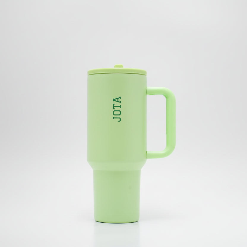 Mug JOTA | 1200ml + base de silicona de regalo + 2 tapas extras