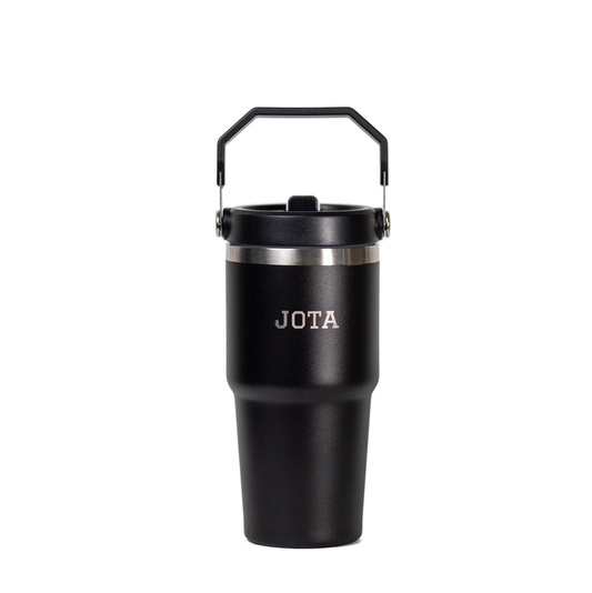 Botella JOTA handle 590ml fondo blanco